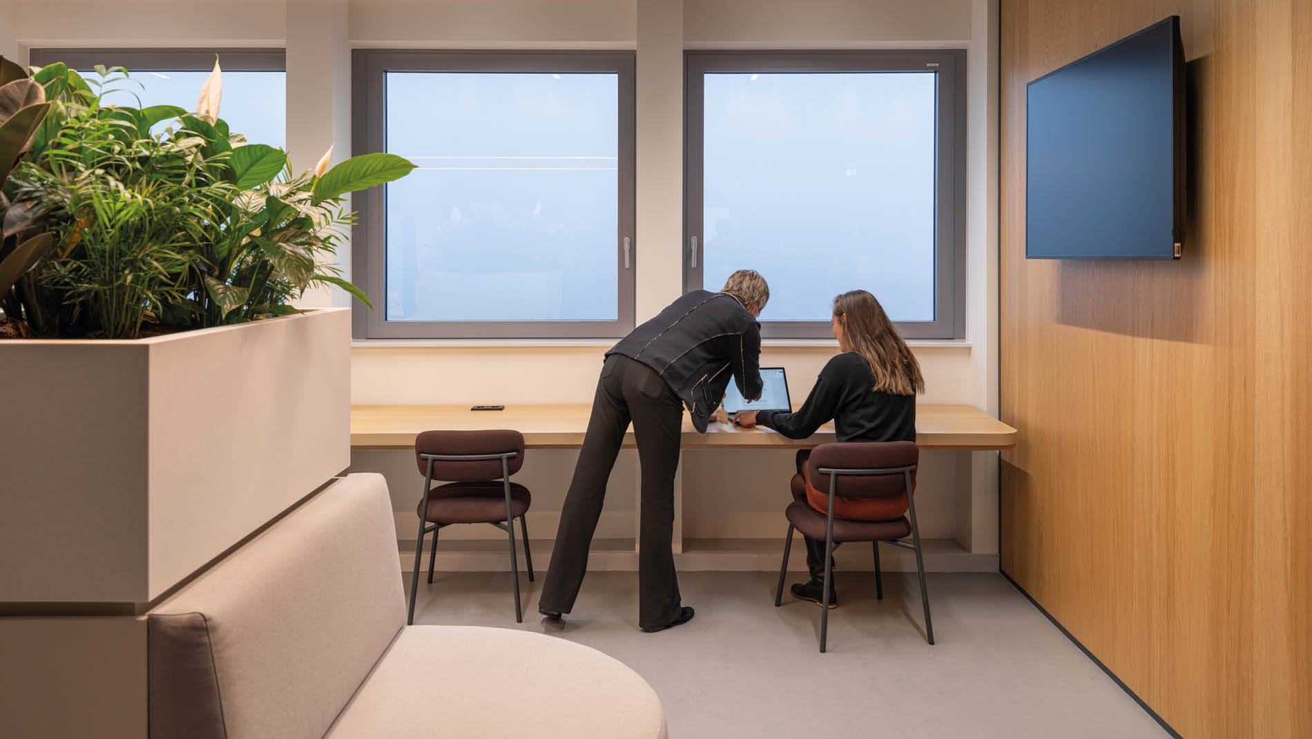 DNB hoofdkantoor flexwerkplek